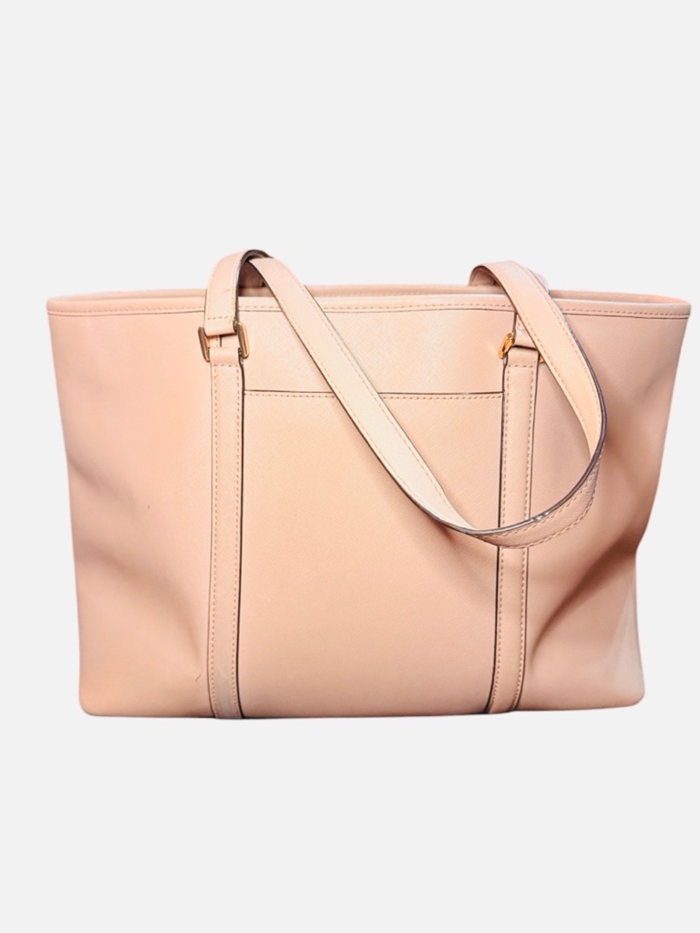 Michael Kors Pink Leather Tote with Matching Wallet - Picture 3 of 15